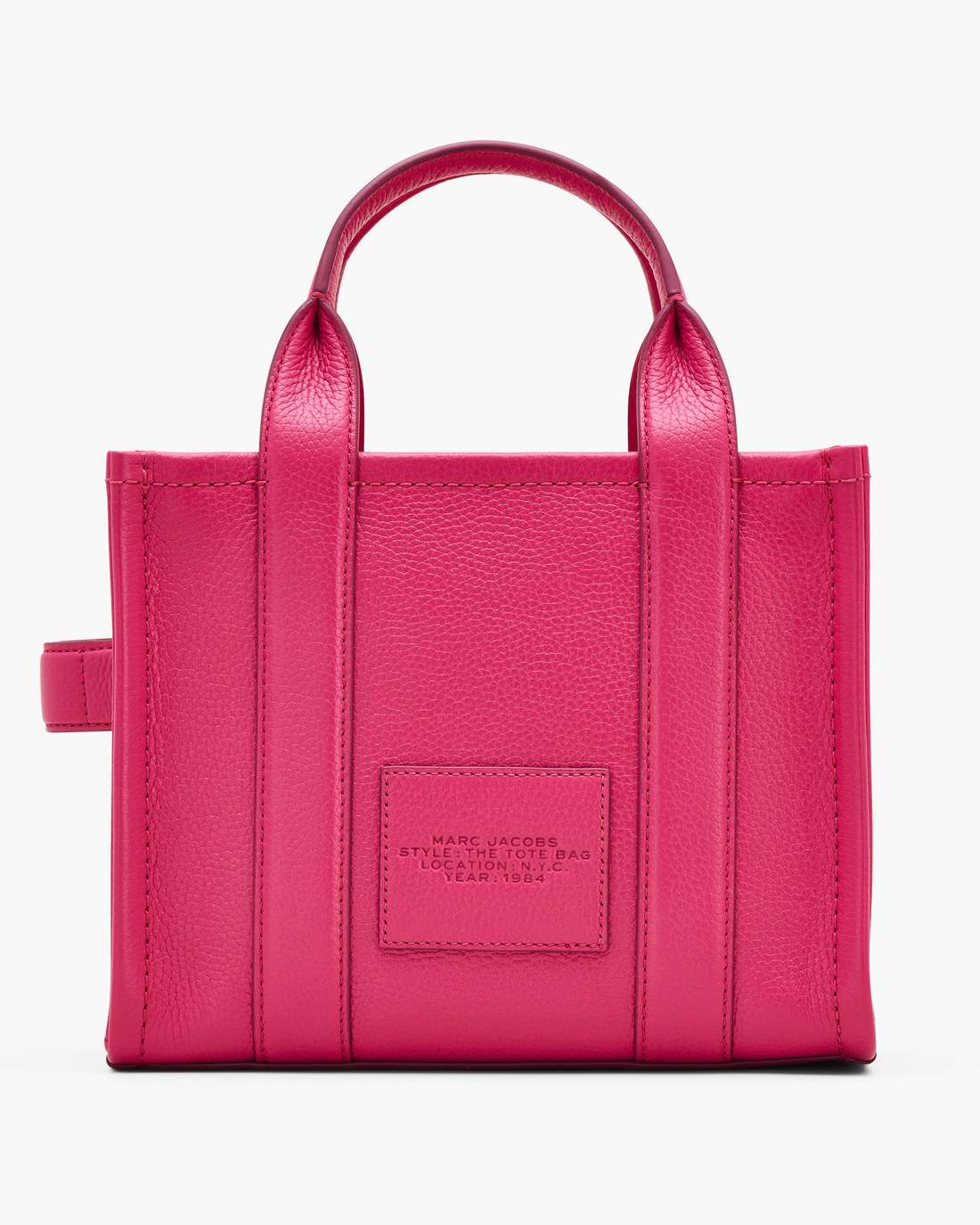Marc Jacobs Latest | The Leather Small Tote Bag Raspberry Pink