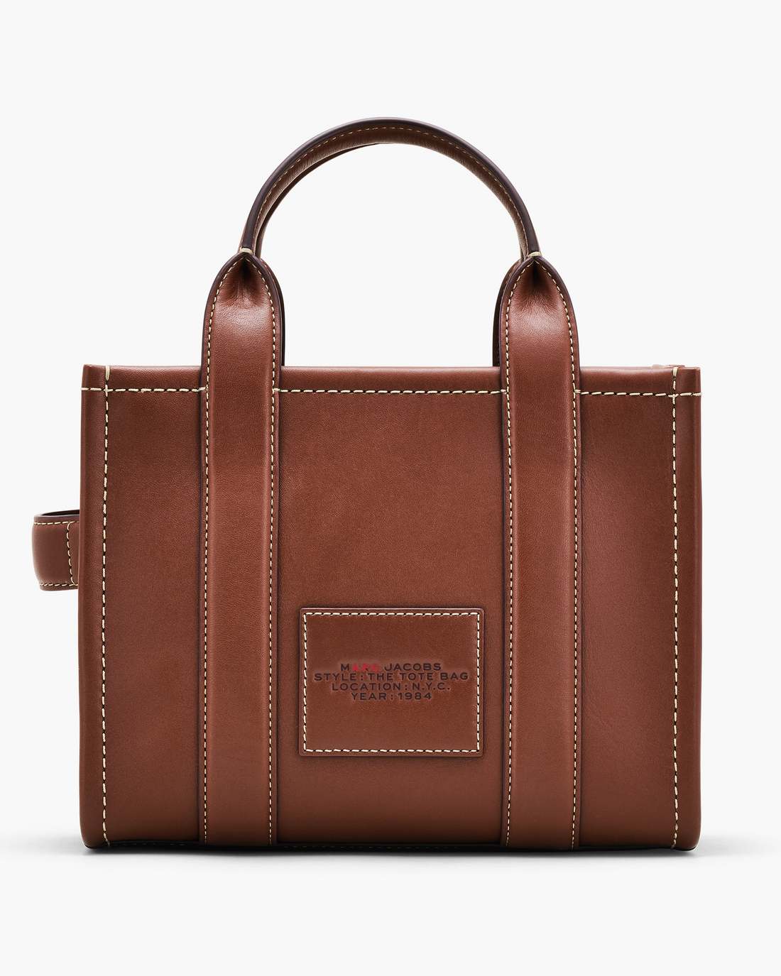 Marc Jacobs Best Seller | The A.P.C. X Marc Jacobs Leather Small Tote Bag Hazelnut