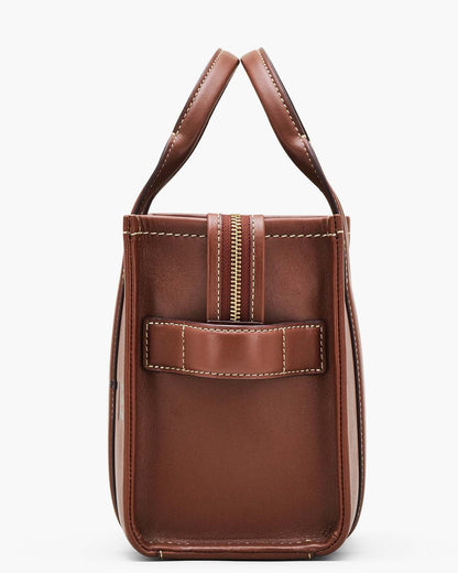 Marc Jacobs Best Seller | The A.P.C. X Marc Jacobs Leather Small Tote Bag Hazelnut