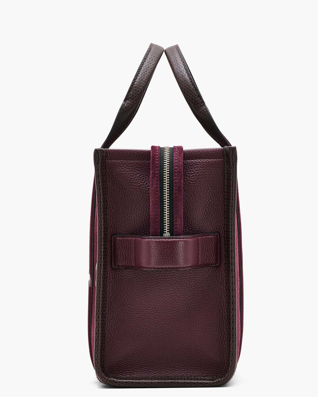 Marc Jacobs Discount | The Suede Medium Tote Bag Dark Plum