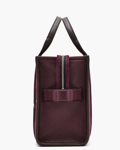 Marc Jacobs Discount | The Suede Medium Tote Bag Dark Plum