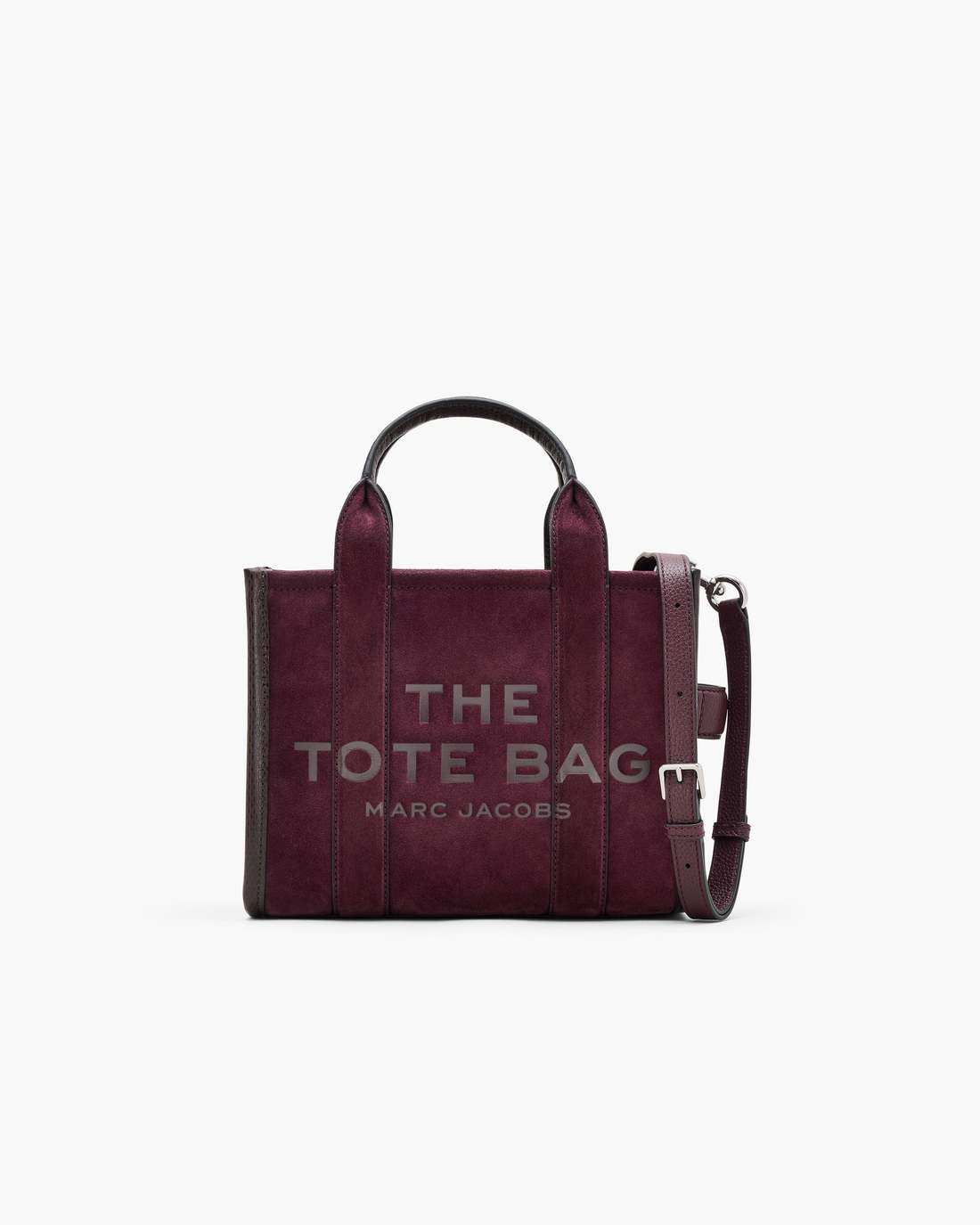 Marc Jacobs Value | The Suede Small Tote Bag Dark Plum