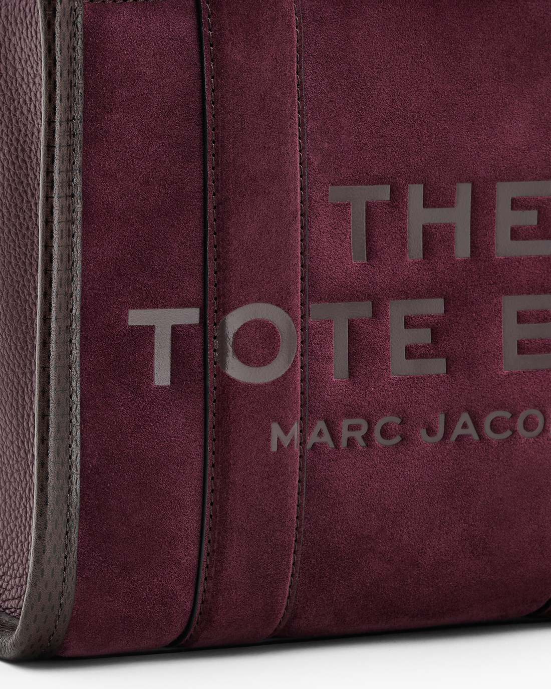 Marc Jacobs Value | The Suede Small Tote Bag Dark Plum