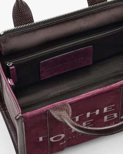 Marc Jacobs Value | The Suede Small Tote Bag Dark Plum