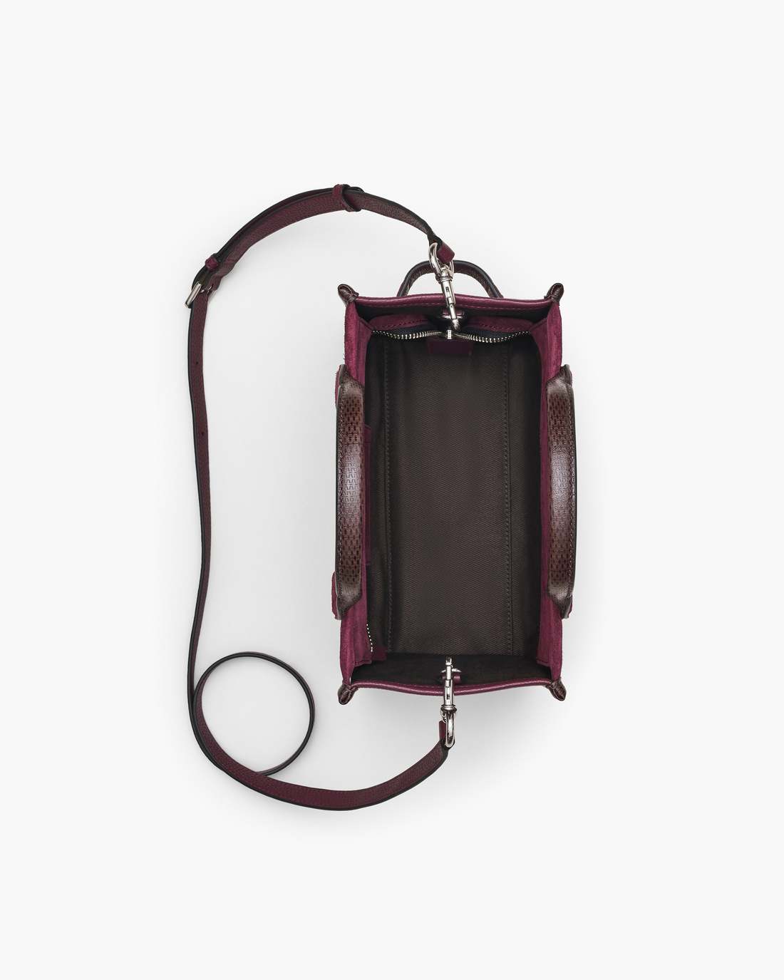 Marc Jacobs Value | The Suede Small Tote Bag Dark Plum
