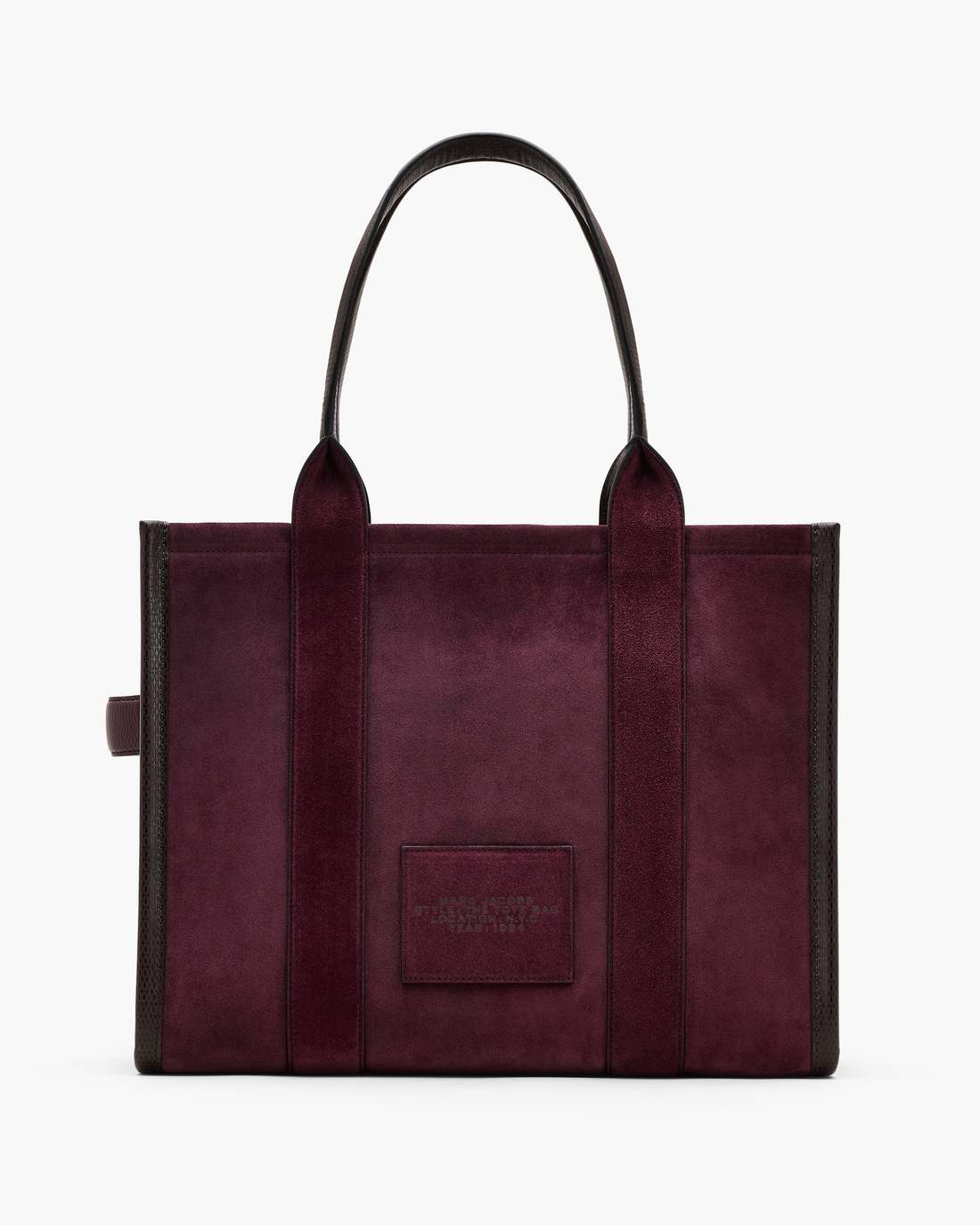 Marc Jacobs Popular | The Suede Large Tote Bag Dark Plum