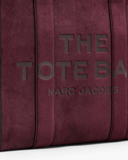 Marc Jacobs Popular | The Suede Large Tote Bag Dark Plum