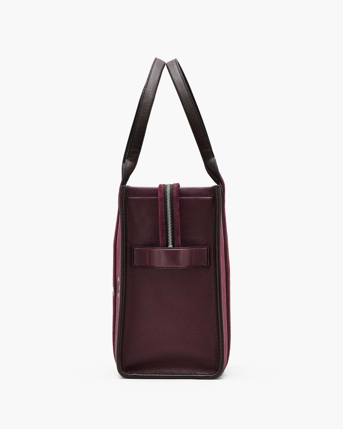Marc Jacobs Popular | The Suede Large Tote Bag Dark Plum
