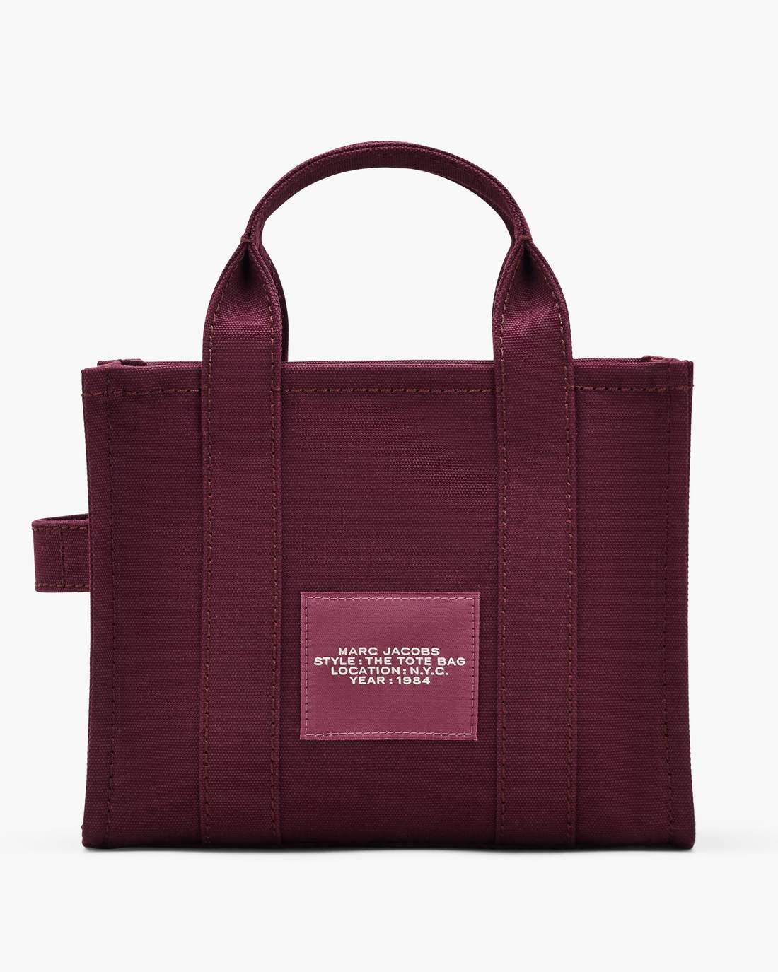 Marc Jacobs Signature | The Canvas Small Tote Bag Dark Plum