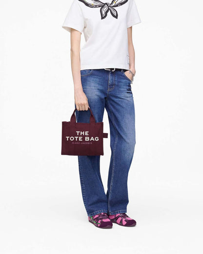 Marc Jacobs Signature | The Canvas Small Tote Bag Dark Plum
