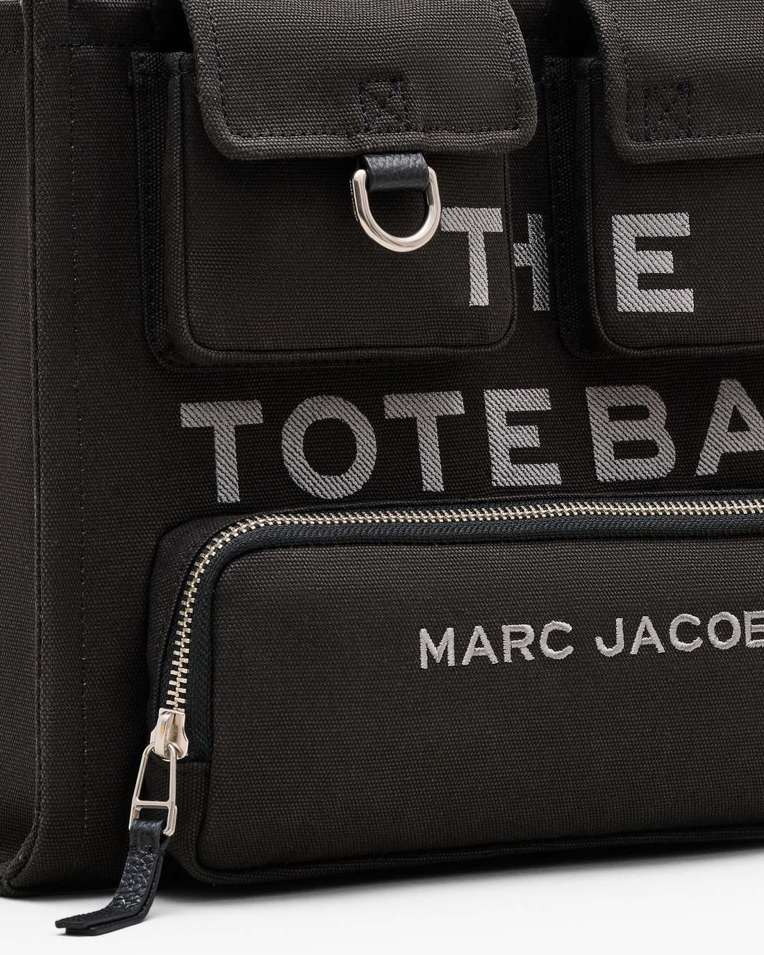 Marc Jacobs Popular | The Cargo Canvas Medium Tote Bag Black