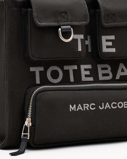 Marc Jacobs Popular | The Cargo Canvas Medium Tote Bag Black