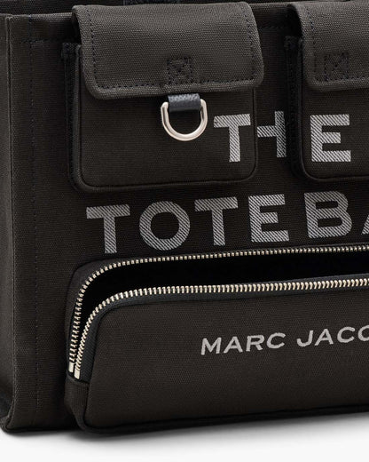 Marc Jacobs Popular | The Cargo Canvas Medium Tote Bag Black