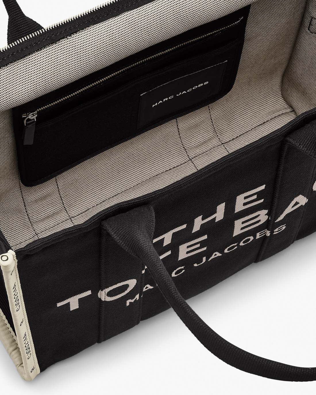 Marc Jacobs Latest | The Jacquard Large Tote Bag Black