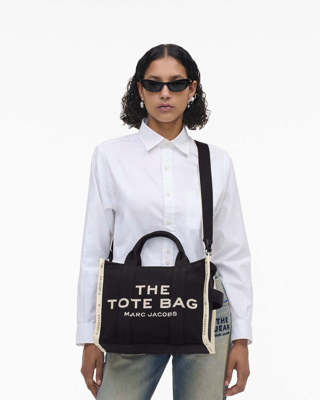 Marc Jacobs Great Value | The Jacquard Medium Tote Bag Black