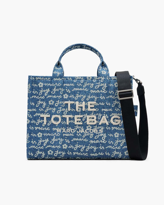 Marc Jacobs Latest | The Joy Denim Medium Tote Bag Indigo Multi