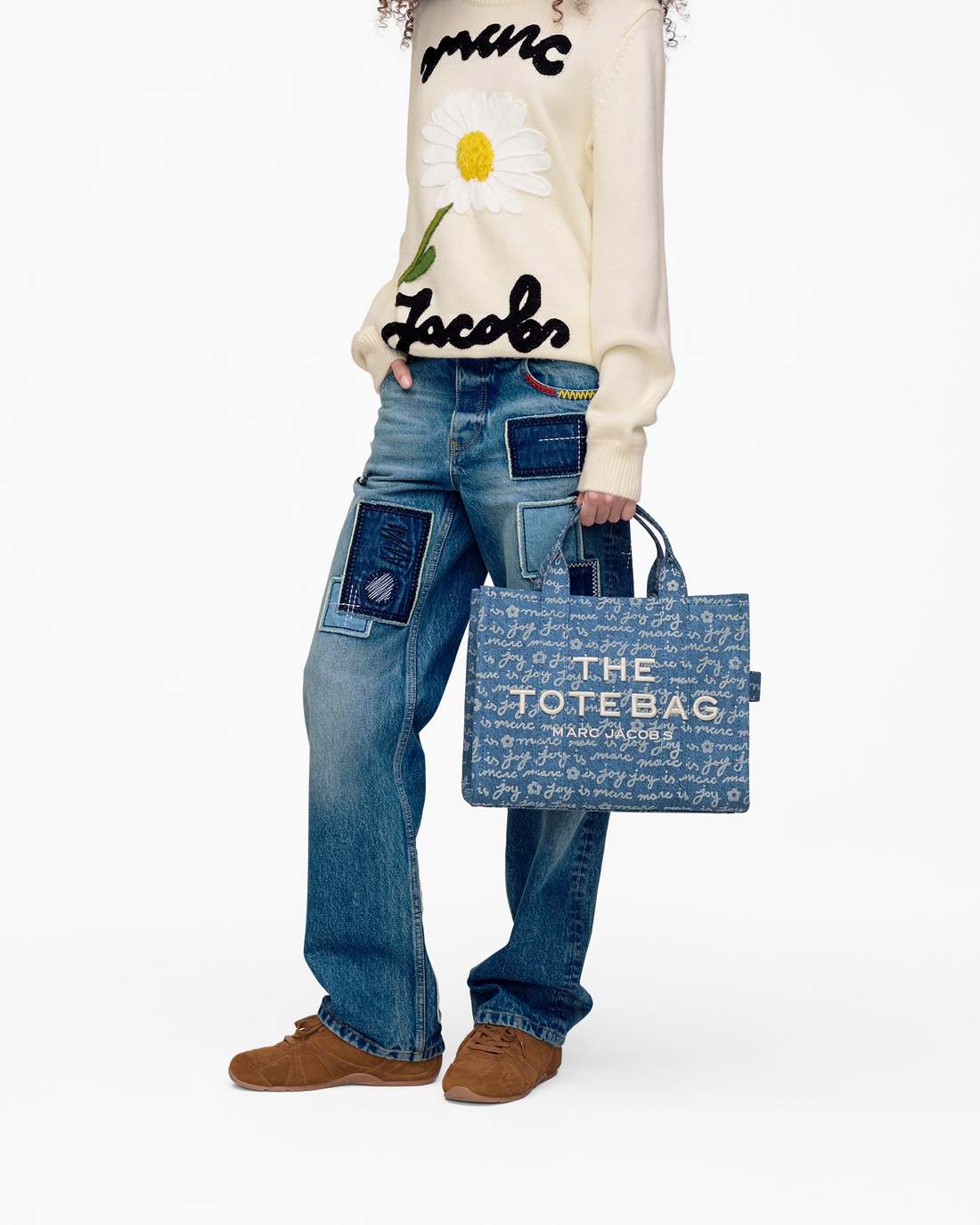 Marc Jacobs Latest | The Joy Denim Medium Tote Bag Indigo Multi