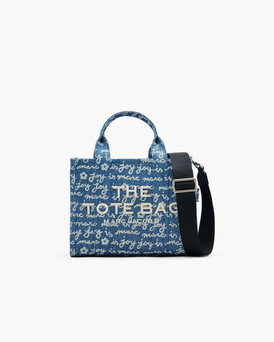 Marc Jacobs Essential | The Joy Denim Small Tote Bag Indigo Multi