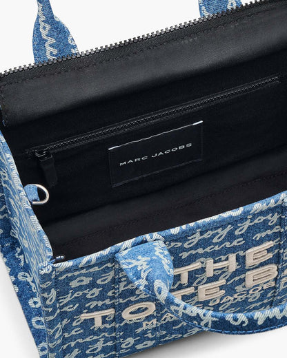 Marc Jacobs Essential | The Joy Denim Small Tote Bag Indigo Multi