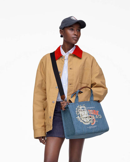 Marc Jacobs Featured | The A.P.C. X Marc Jacobs Denim Medium Tote Bag Washed Indigo