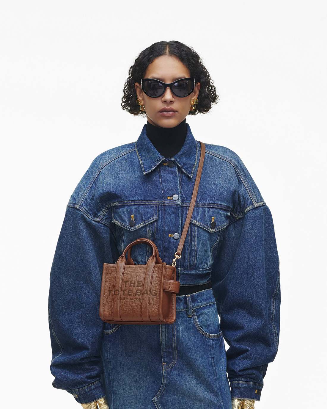 Marc Jacobs Discount | The Leather Crossbody Tote Bag Argan Oil