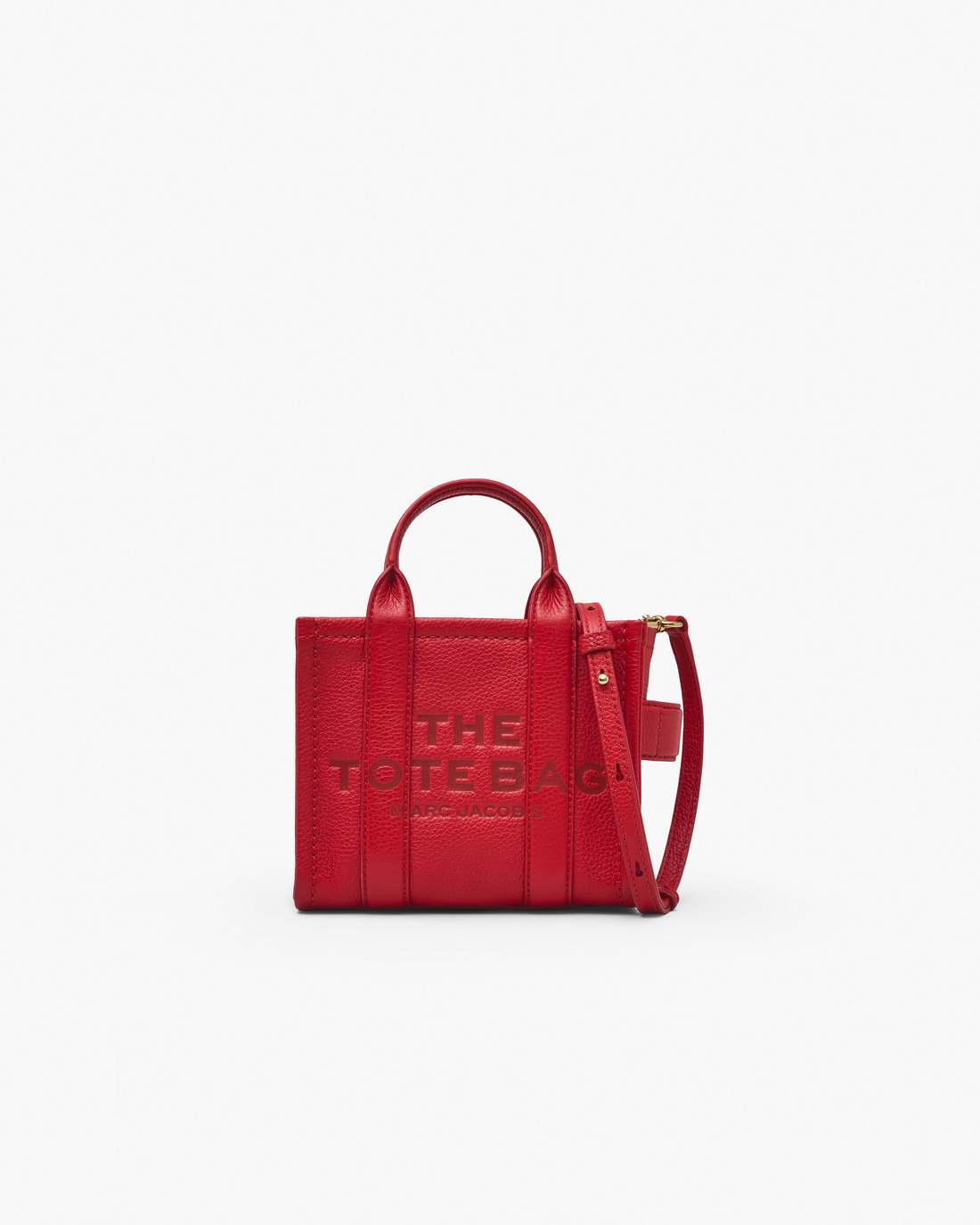 Marc Jacobs Great Value | The Leather Crossbody Tote Bag True Red