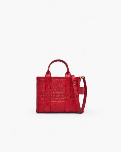 Marc Jacobs Great Value | The Leather Crossbody Tote Bag True Red