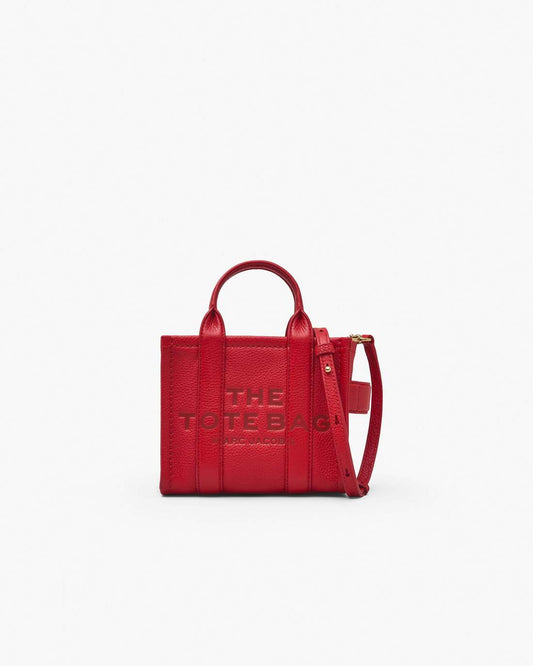 Marc Jacobs Great Value | The Leather Crossbody Tote Bag True Red
