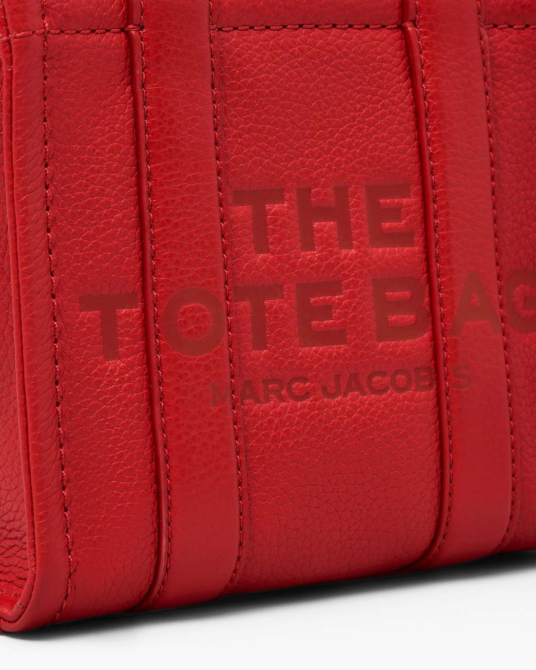 Marc Jacobs Great Value | The Leather Crossbody Tote Bag True Red