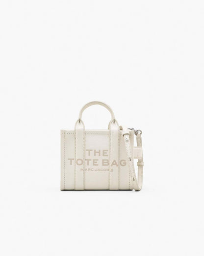 Marc Jacobs Best Seller | The Leather Crossbody Tote Bag Cotton/Silver