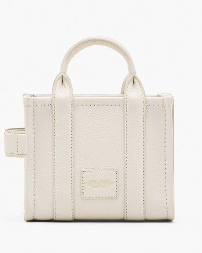 Marc Jacobs Best Seller | The Leather Crossbody Tote Bag Cotton/Silver