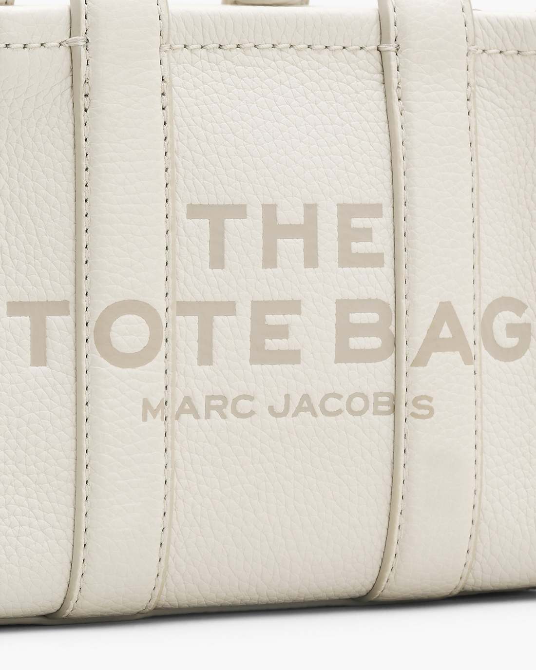 Marc Jacobs Best Seller | The Leather Crossbody Tote Bag Cotton/Silver