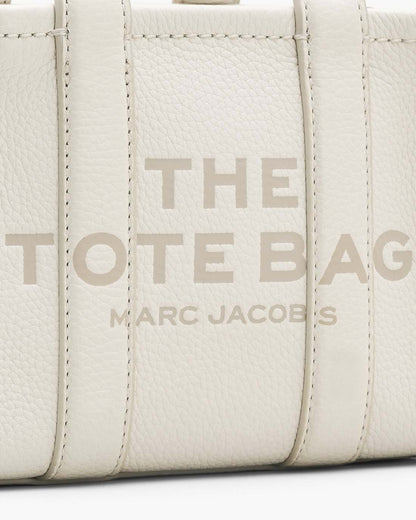 Marc Jacobs Best Seller | The Leather Crossbody Tote Bag Cotton/Silver