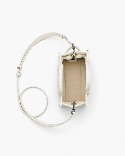Marc Jacobs Best Seller | The Leather Crossbody Tote Bag Cotton/Silver
