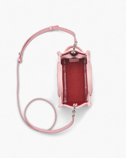 Marc Jacobs Smart Buy | The Leather Crossbody Tote Bag Ribbon Pink