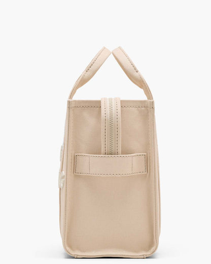 Marc Jacobs Great Value | The Daisy Script Canvas Medium Tote Bag Cloud White Multi