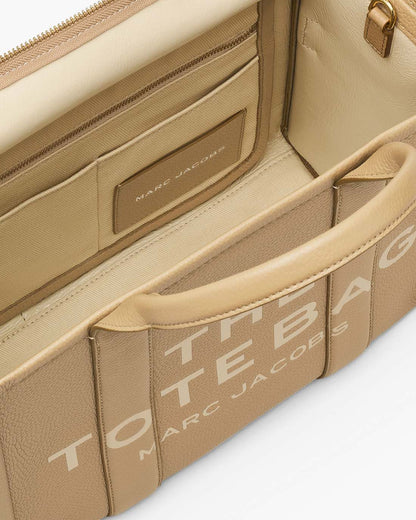 Marc Jacobs Featured | The Leather Medium Tote Bag Camel