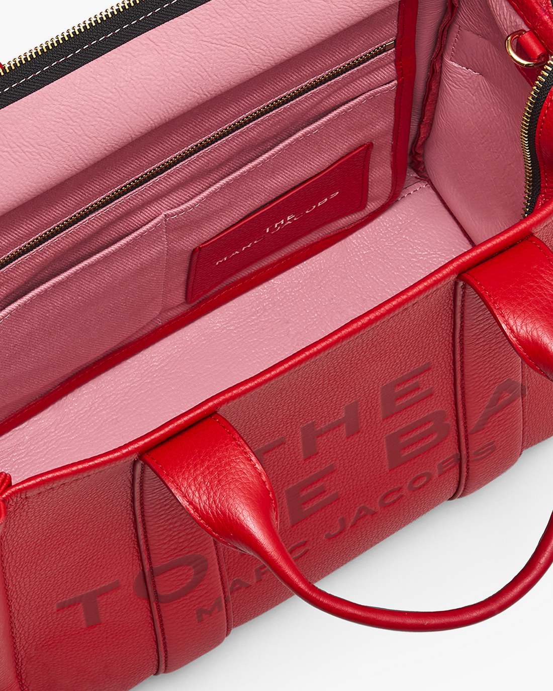 Marc Jacobs Best Seller | The Leather Medium Tote Bag True Red