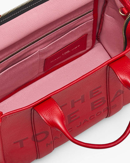 Marc Jacobs Best Seller | The Leather Medium Tote Bag True Red