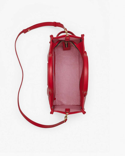 Marc Jacobs Best Seller | The Leather Medium Tote Bag True Red