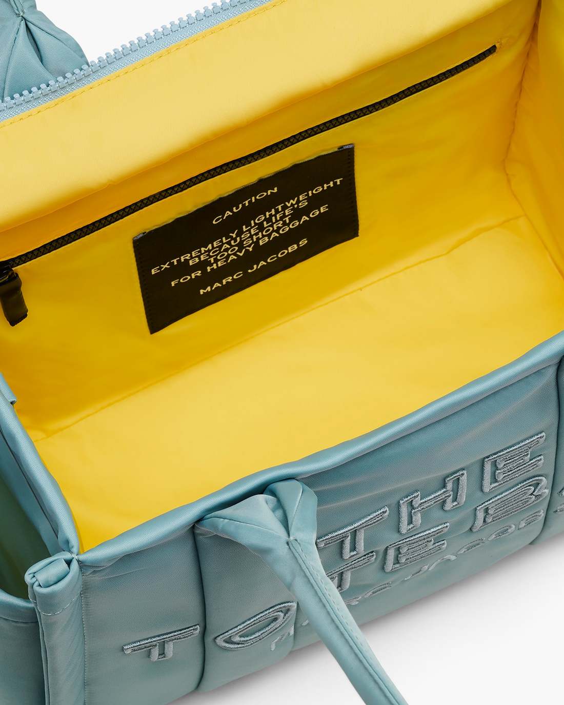 Marc Jacobs Sale | The Puffy Nylon Medium Tote Bag Sky Blue