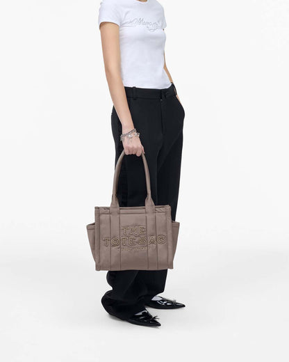 Marc Jacobs Trusted | The Puffy Nylon Medium Tote Bag Cement
