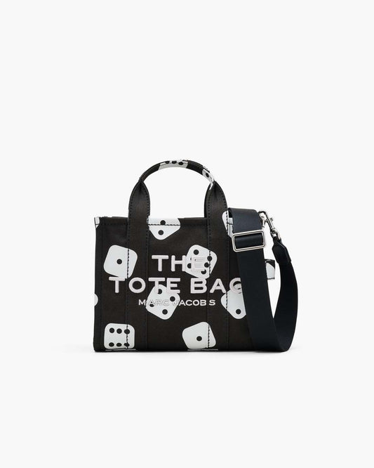 Marc Jacobs Exclusive | Derrick Adams X Marc Jacobs Canvas Small Tote Bag Black/White