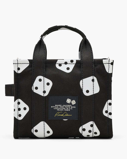 Marc Jacobs Exclusive | Derrick Adams X Marc Jacobs Canvas Small Tote Bag Black/White