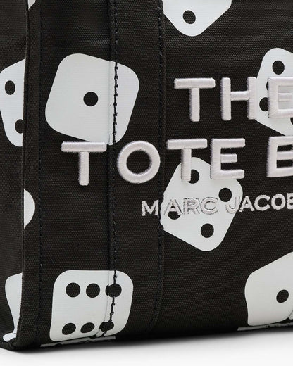 Marc Jacobs Exclusive | Derrick Adams X Marc Jacobs Canvas Small Tote Bag Black/White