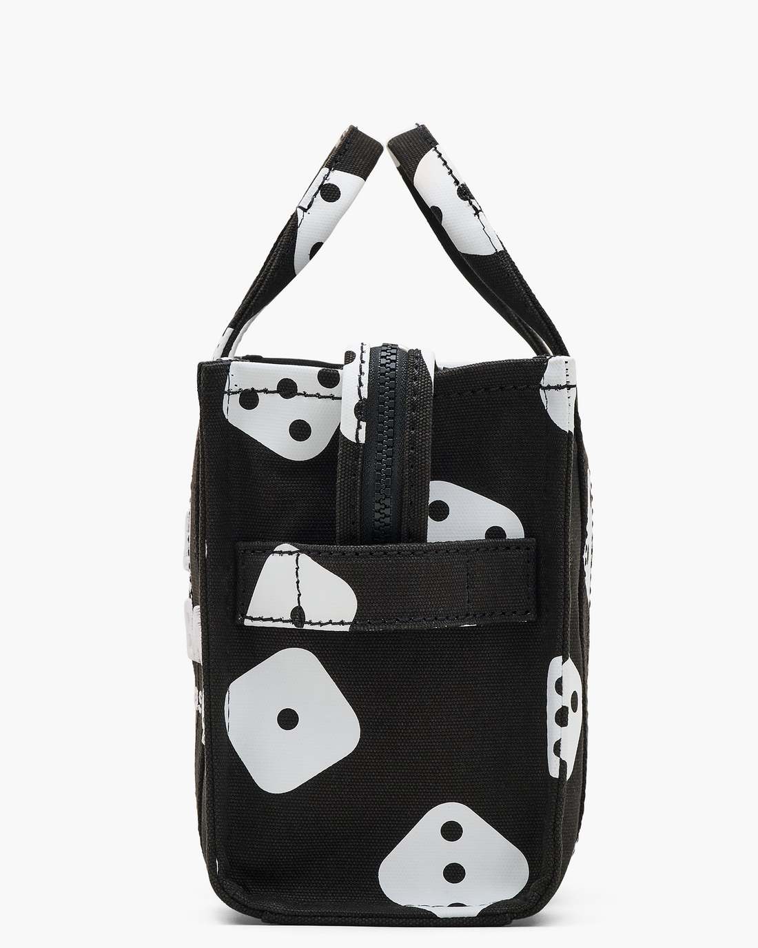 Marc Jacobs Exclusive | Derrick Adams X Marc Jacobs Canvas Small Tote Bag Black/White