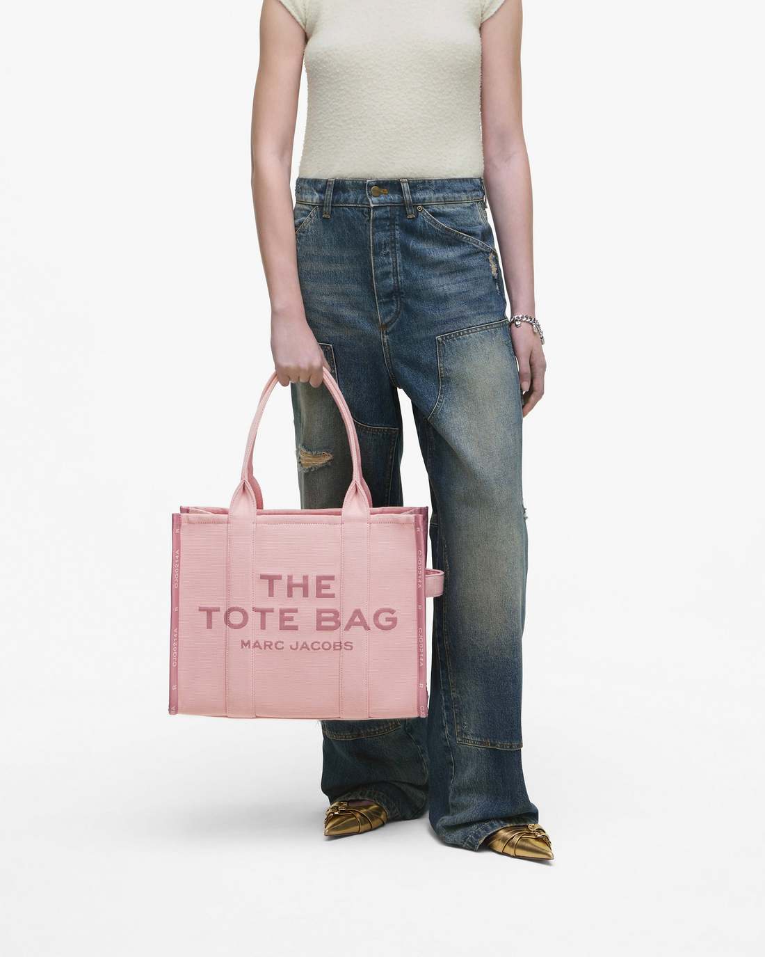 Marc Jacobs Top Pick | The Jacquard Large Tote Bag Rose