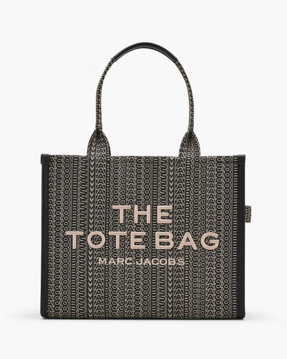 Marc Jacobs Signature | The Monogram Jacquard Large Tote Bag Beige Multi