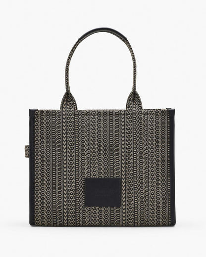 Marc Jacobs Signature | The Monogram Jacquard Large Tote Bag Beige Multi