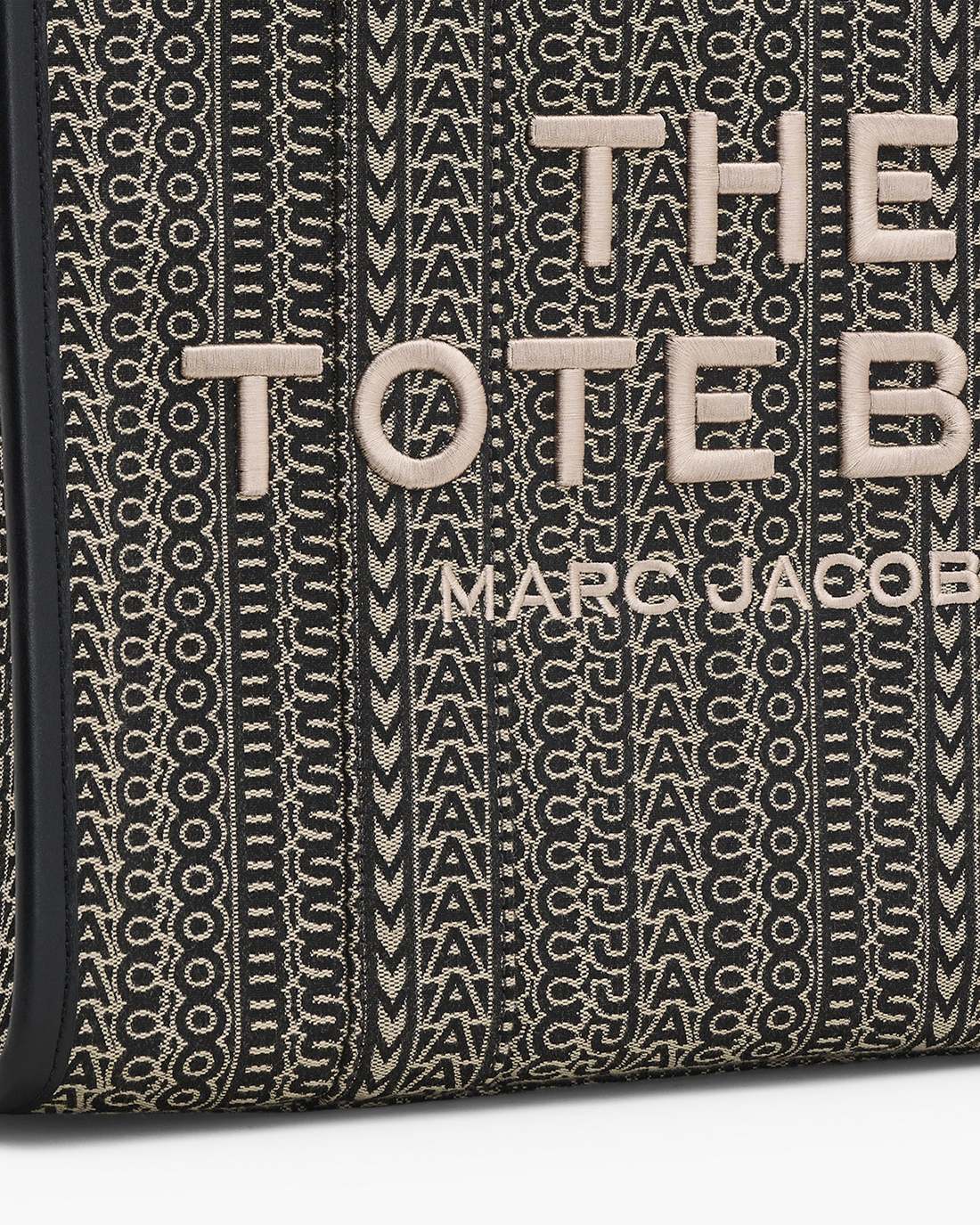 Marc Jacobs Signature | The Monogram Jacquard Large Tote Bag Beige Multi